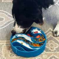 Wave Design eBowl Enrichment Slow Feeder Bowl for Dogs - SodaPup