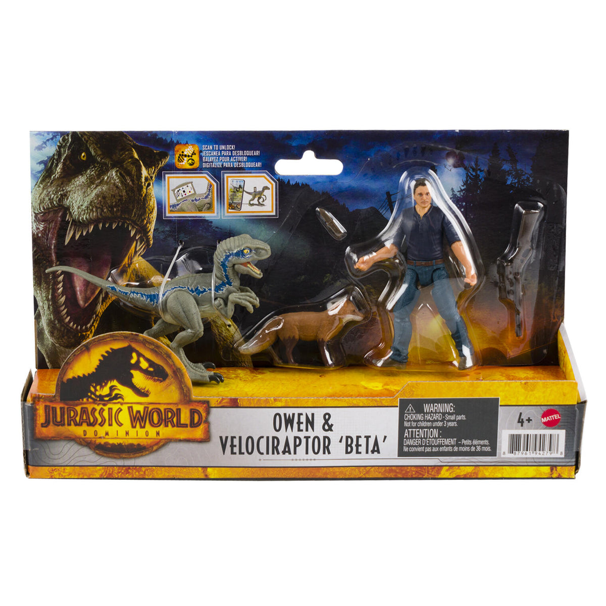 その他 Jurassic World Owen & Velociraptor Beta Jurassic World Dominion OWEN & VELOCIRAPTOR BETA Fox