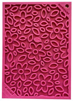 Flower Power Design Emat, Enrichment Licking Mat -Pink