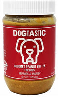 Dogtastic Gourmet Peanut Butter for Dogs - Berries & Honey Flavor