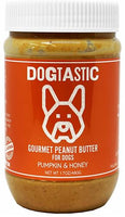 Dogtastic Gourmet Peanut Butter for Dogs - Pumpkin & Honey Flavor