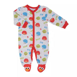 Long Sleeve Footed Sleep N Play - Elmo