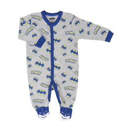 Long Sleeve Footed Sleep N Play - Batman