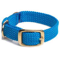 Mendota Pet  Double Braid Junior Collar - Brass