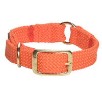 Mendota Pet Double Braid Center Ring Collar - Brass