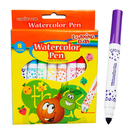 Watercolor Pen Markers - 8 Piece