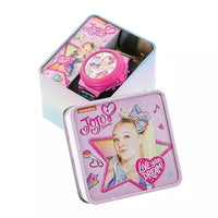 Jojo Siwa LCD Date & Time Watch in Tin Case