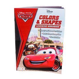 Disney Cars Colors and Shapes Workbook