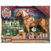 Blue Ribbon Champions Deluxe Horse Set - Quarter Horse(Palomino)