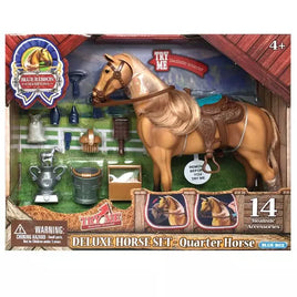 Blue Ribbon Champions Deluxe Horse Set - Quarter Horse(Palomino)