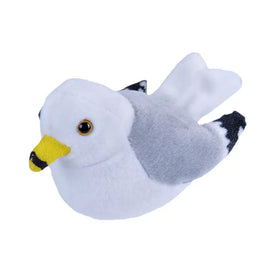 Wild Republic Audubon II Ring Billed Gull Stuffed Animal with Sound 5.5"