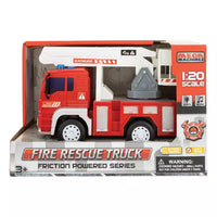 Fire Rescue Truck with Lights and Sound