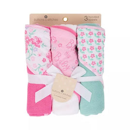 3-Piece Hooded Towel Set - Bless This Baby