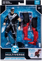 DC Multiverse Blackest Night 7" Black Lantern Superman Figure