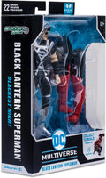 DC Multiverse Blackest Night 7" Black Lantern Superman Figure