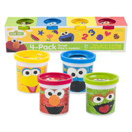 Sesame Street 4-Pack Play Dough