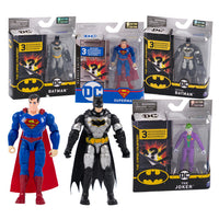 DC 4" Action Figures with 3 Mystery Accessories