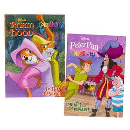 Robin Hood and Peter Pan Coloring Books