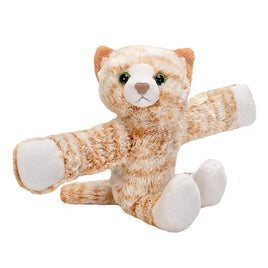 Wild Republic Huggers Slap Bracelet Plush - Orange Tabby Cat