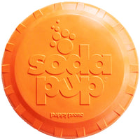 Natural Rubber Bottle Top Flyer - Dog Flying Disc - Fetch Toy - SodaPup