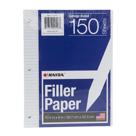 College Ruled Filler Paper - 150 Sheets