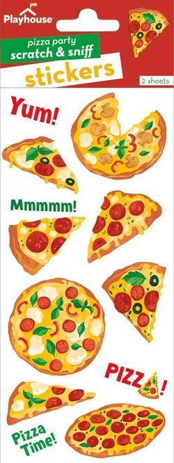 Pizza Party Scratch & Sniff Sticker