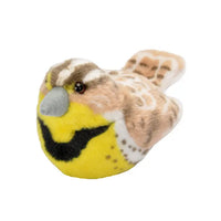 Wild Republic Audubon II Western Meadowlark Stuffed Animal with Sound 5.5"