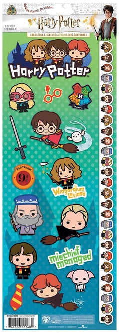 Harry Potter Chibi Cardstock Sticker Sheet