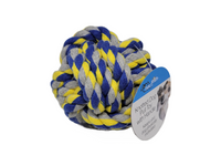 Knotted Rope Dog Fetch Ball