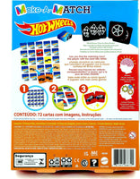 Hot Wheels Make-A-Match Card Game