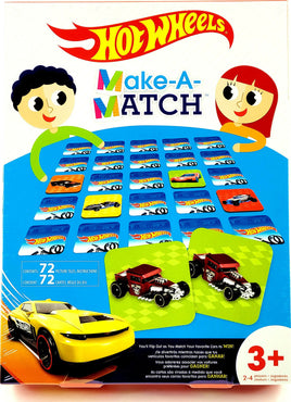 Hot Wheels Make-A-Match Card Game